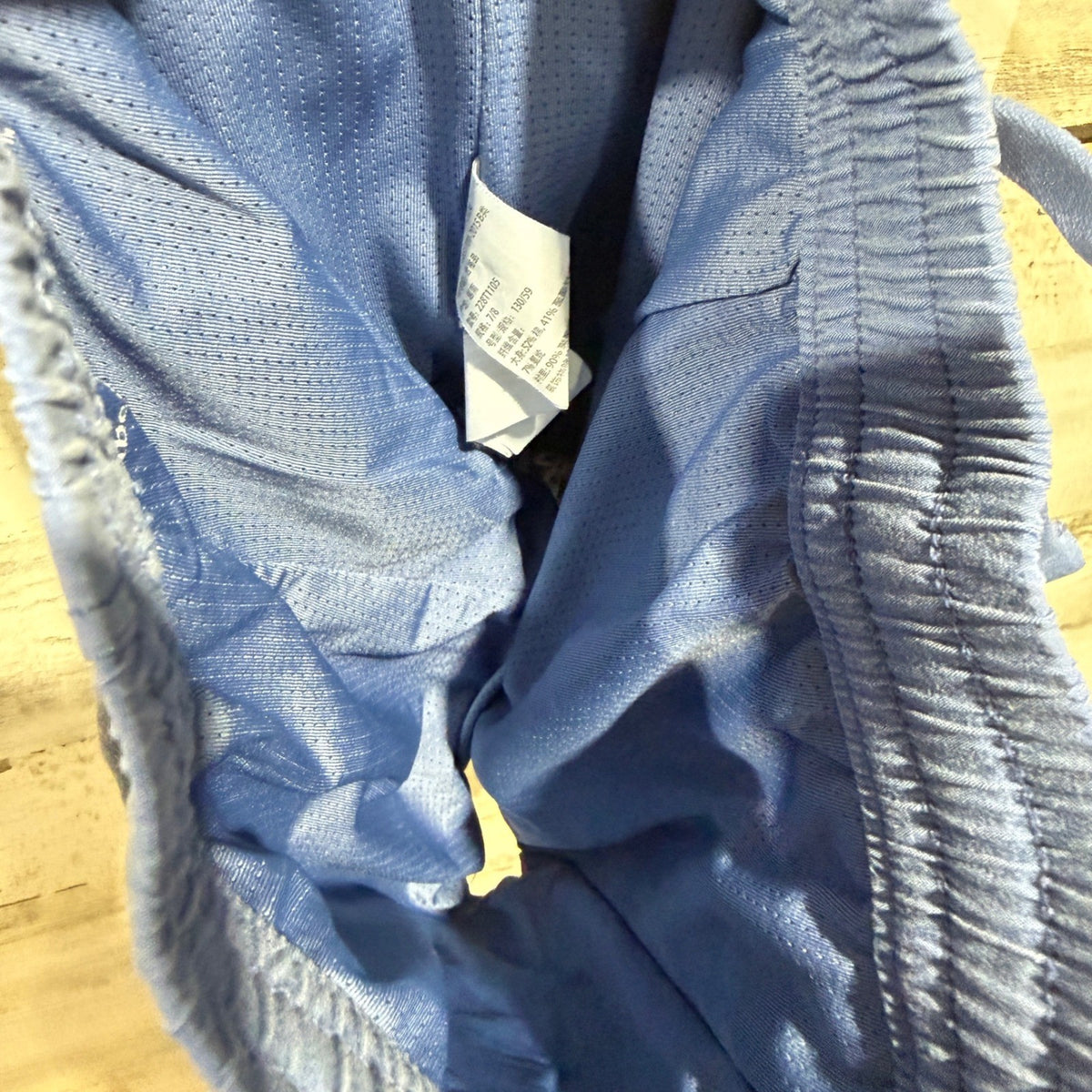 Abercrombie Kids Pull On Shorts Boys 7/8 Blue Cotton Blend Casual EUC3