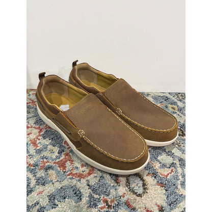 Worldwide Sportsman Bluewater Shoes Men 12 Brown Slip On Nautical0