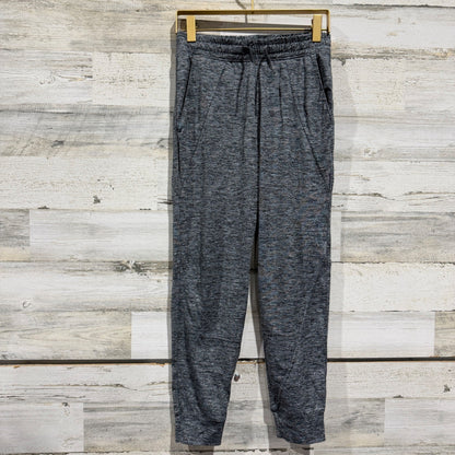 Abercrombie Kids Active Joggers Boys 9/10 Gray Heathered Performance Sporty0