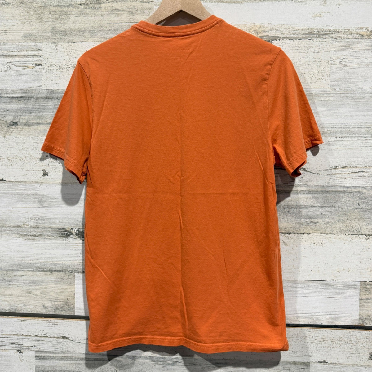 Everlane Uniform Organic Cotton Crew T-Shirt Mens Medium Orange Solid Basic EUC5