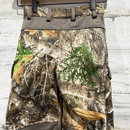 Magellan Waterproof Pants Boys XS Camo Realtree Edge Cargo Hunting Outdoors EUC5