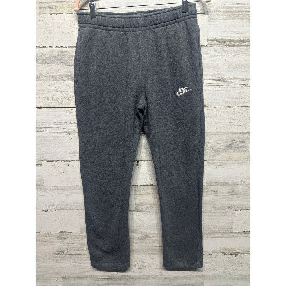 Nike Joggers Men Small Charcoal Grey Fleece Sportswear Sweatpants EUC0