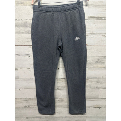 Nike Joggers Men Small Charcoal Grey Fleece Sportswear Sweatpants EUC0