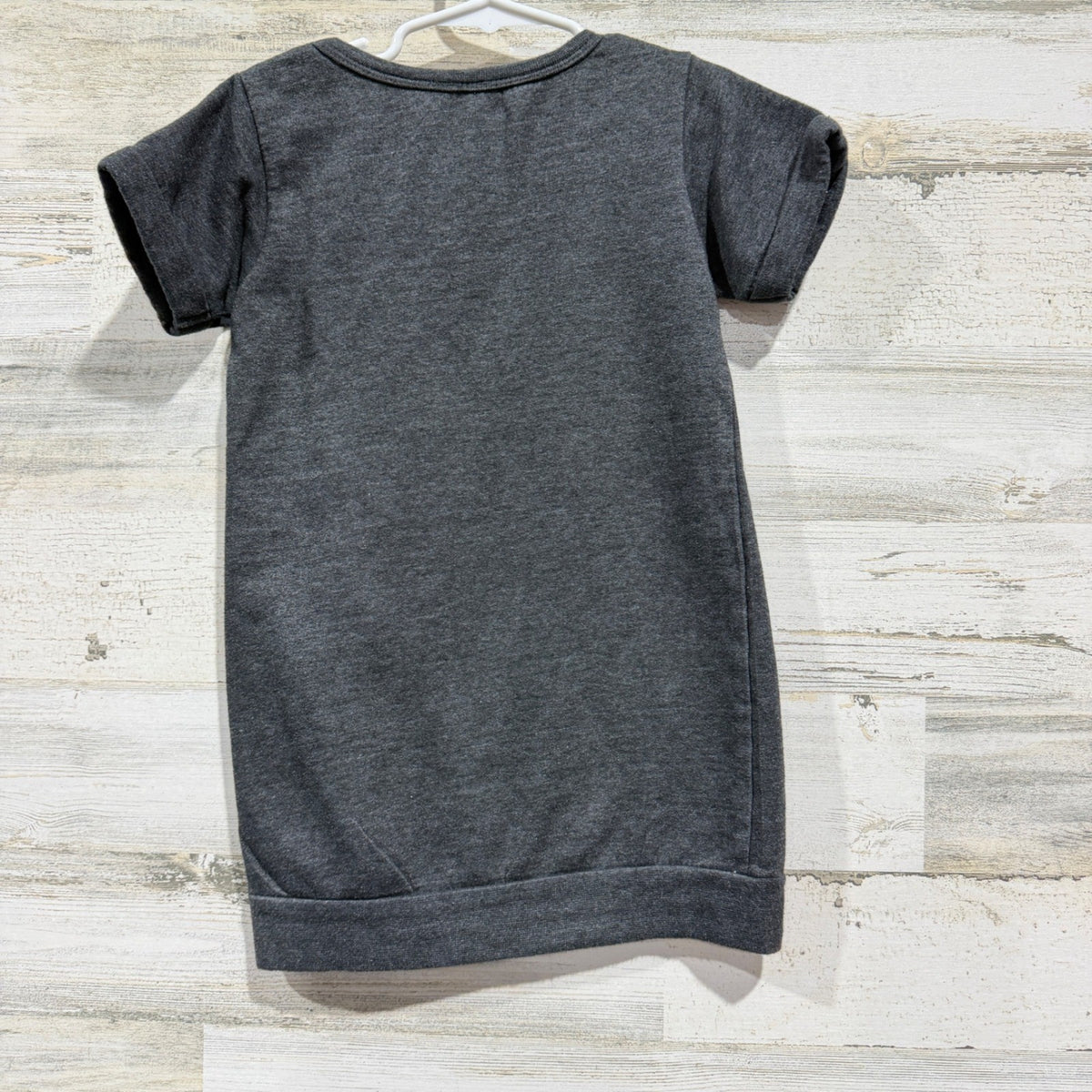 Air Waves Christmas Tunic Girls 5T Gray Merry Graphic Holiday Festive EUC3