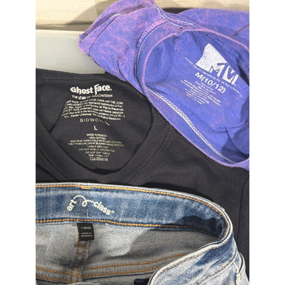Art Class MTV Ghost Face Bundle Girls 10/12 Purple Black Blue Graphic EUC5