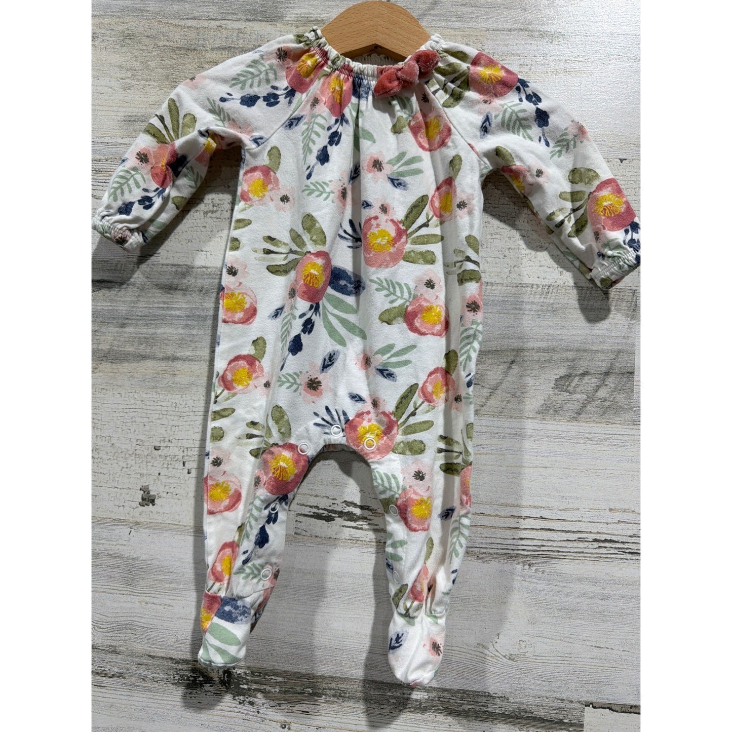 Kickee Pants Kissy Kissy Baby Girl 0-3M Pink Bamboo Pima Cotton Bundle EUC5