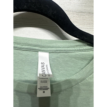 The Holiday Tees Graphic T-Shirt Women Medium Green Shamrock Psalm 139 EUC2