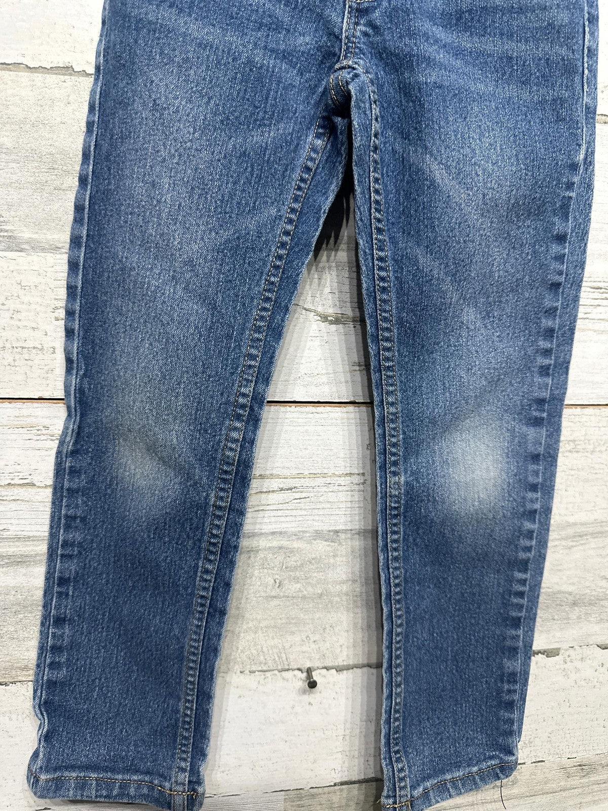 Levi's 511 Slim Jeans Boys 5 Blue Performance Denim Adjustable Waist GUC1