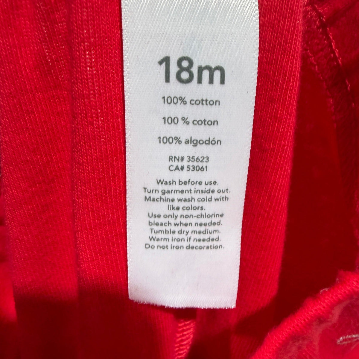 Carter's Just One You 3pc Outfit Set Girls 18M Red White Ballerina Tulle Holiday5