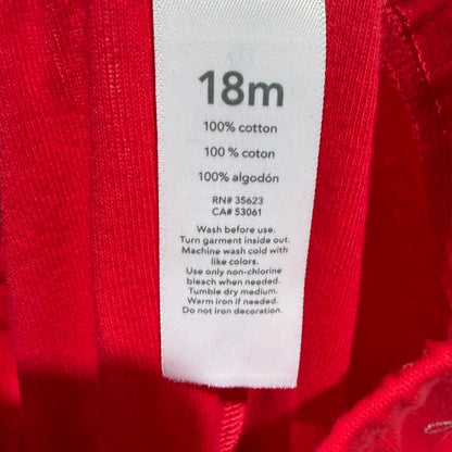 Carter's Just One You 3pc Outfit Set Girls 18M Red White Ballerina Tulle Holiday5