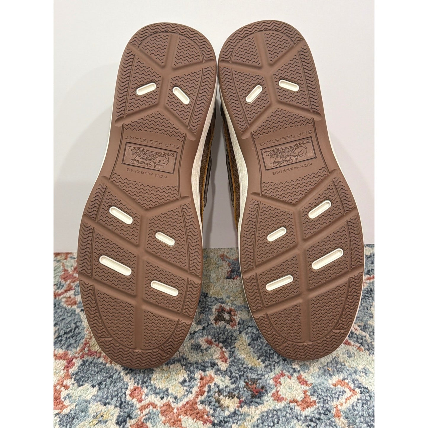 Worldwide Sportsman Bluewater Shoes Men 12 Brown Slip On Nautical7
