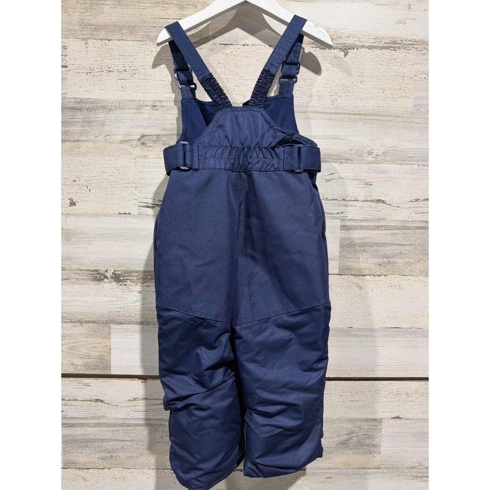 Cat and Jack Snow Bib Kids 2T Navy Blue Adjustable Straps3