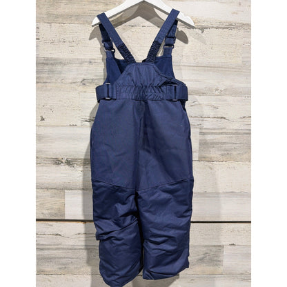 Cat and Jack Snow Bib Kids 2T Navy Blue Adjustable Straps3