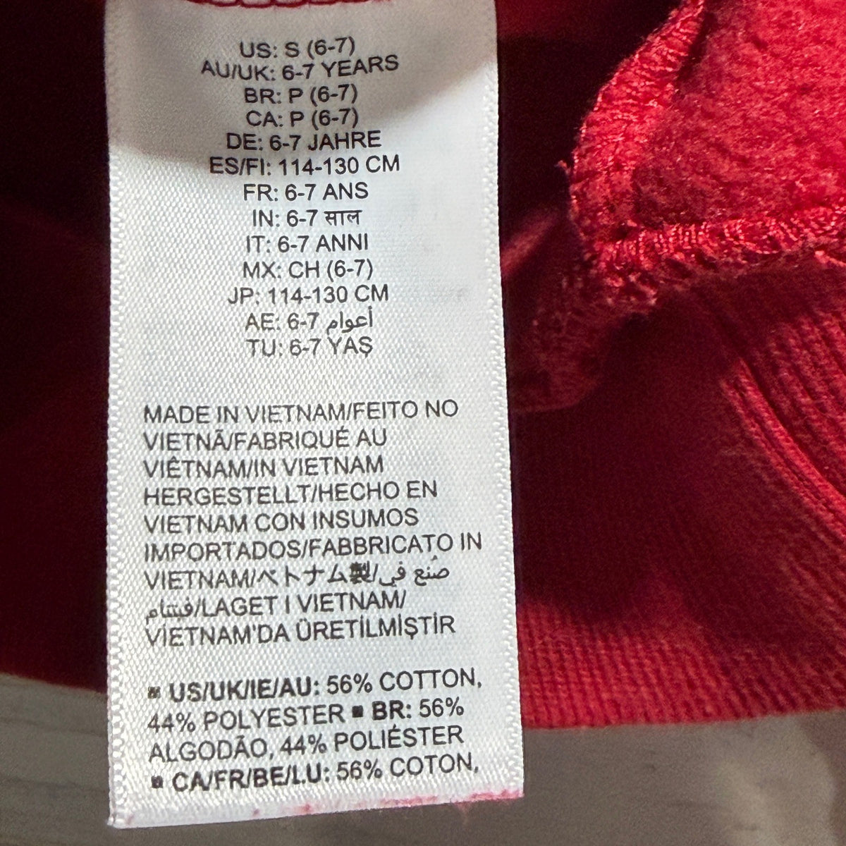 Amazon Essentials The Grinch Sweatshirt Kids S 6-7 Red Cotton Blend Holiday EUC3