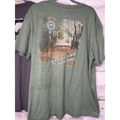 Magellan T-Shirt Bundle Mens 2XL Gray Green Logo Gorpcore Hiking4