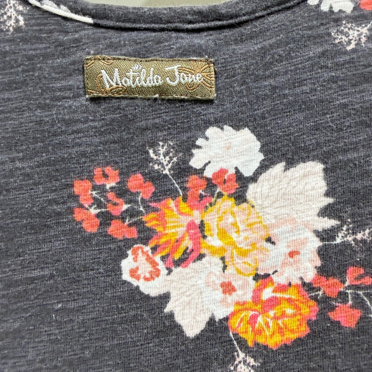 Matilda Jane Dress Girls 18-24M Grey Floral Joanna Gaines Boho *Flawed*4