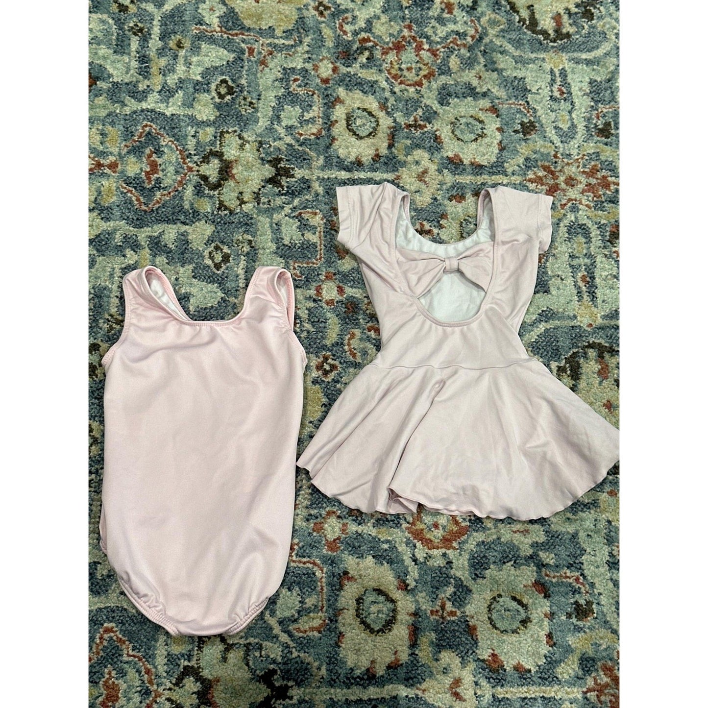 So Danca Motionwear Dance Leotard Bundle Girls 4-6 Pink Balletcore EUC1