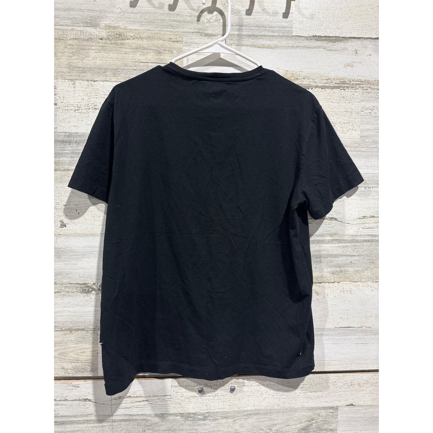 Polo Ralph Lauren T-Shirt Men Medium Black Red Pony Logo Classic EUC3