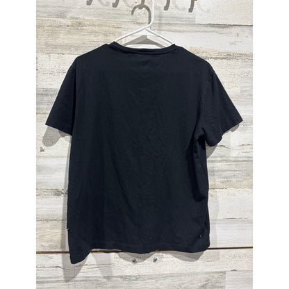 Polo Ralph Lauren T-Shirt Men Medium Black Red Pony Logo Classic EUC3