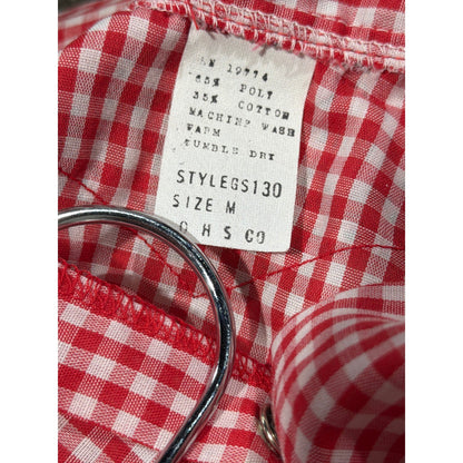 Vintage Bundle Peaches and Cream Western Shirt Dress Girls 12M Red White *Flawed5