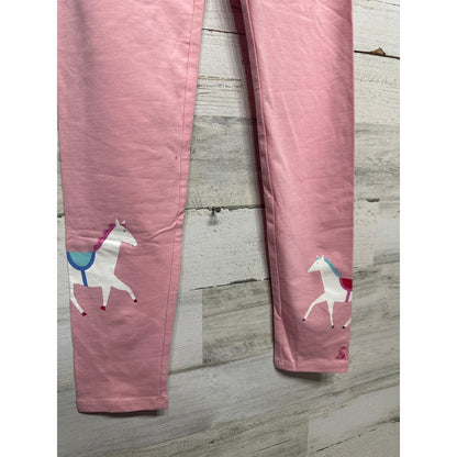 Joules Artwork Leggings Girls 11 Pink Unicorn Graphic Whimsical NWT2