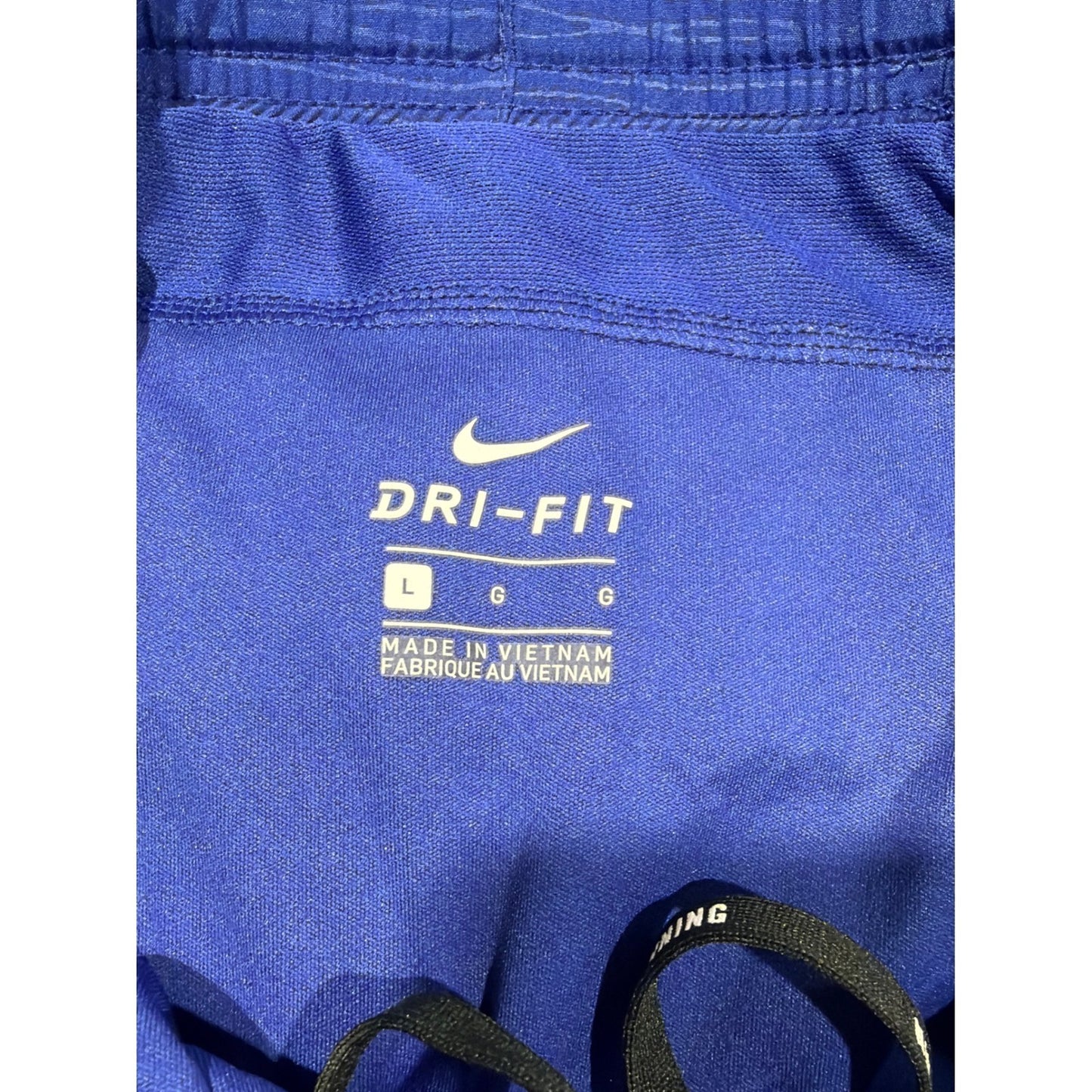 Nike Running Shorts Women Large Blue Dri-FIT Textured Athletic EUC3