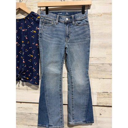 Carter's H&M Old Navy Tops Jeans Bundle Girls 8 Flare Boho EUC3