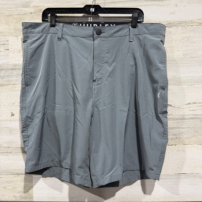 Hurley Hybrid Walk Shorts Men 40 Gray Stretch Performance Surf Dadcore EUC0
