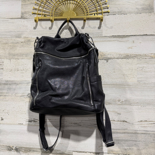 Miztique Convertible Backpack Bag Women Black Vegan Leather Edgy GUC*0