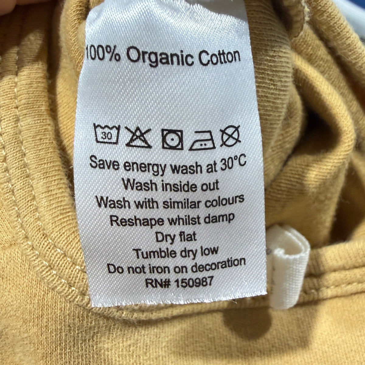 Quincy Mae Footed Sleeper Baby 3-6M Organic Cotton Boho EUC4