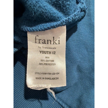 FRANKI Levi's Sweatshirt Jeans Outfit Girls 12 Blue Wide Leg Skater EUC7