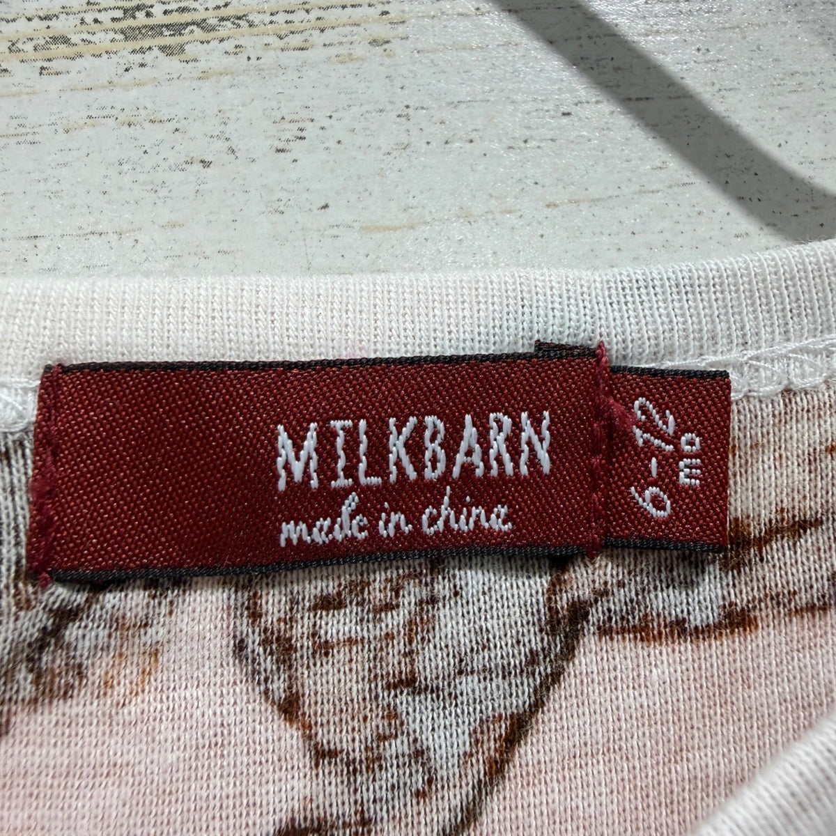 Milkbarn Horse Print Romper 6-12M Pink Organic Cotton Equestrian Western EUC2