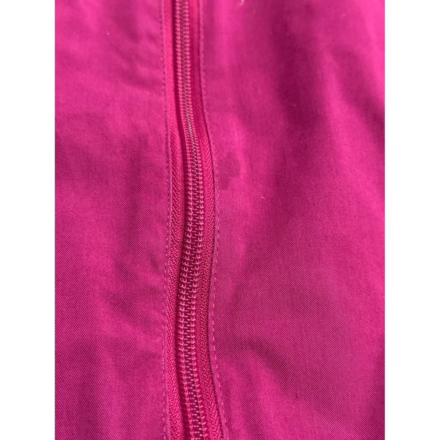 Kickee Pants Raincoat Girls 4T Magenta Pink Hooded Bamboo Lined Jacket *Flawed1