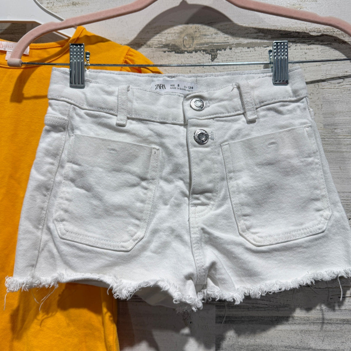 Zara GB Girls Summer Outfit Set Bundle Size 8-10 Grey Yellow White Cotton EUC7