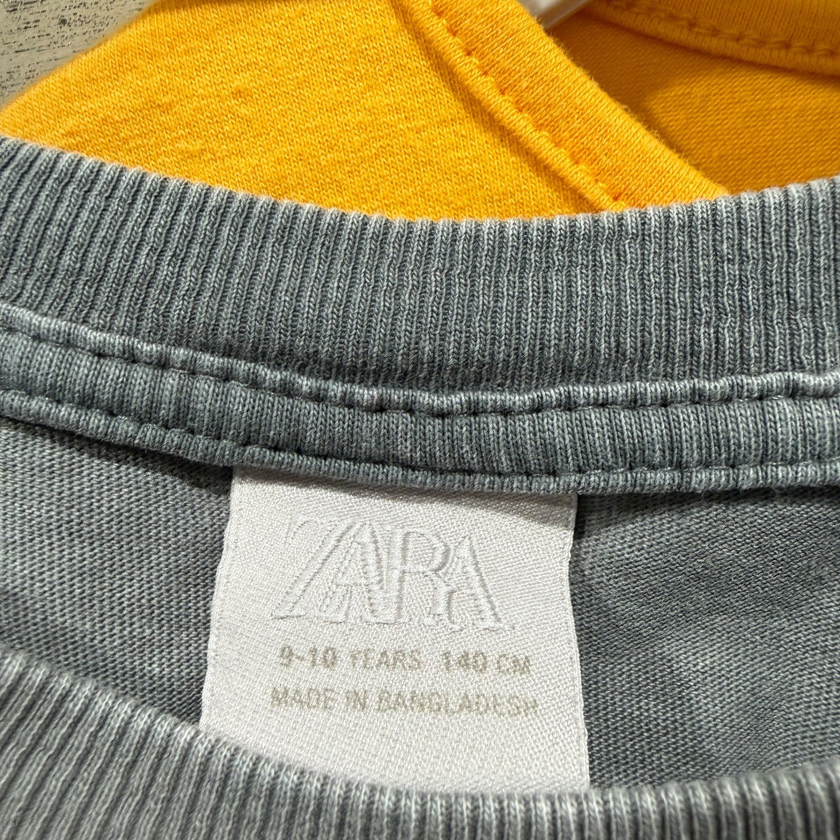 Zara GB Girls Summer Outfit Set Bundle Size 8-10 Grey Yellow White Cotton EUC2