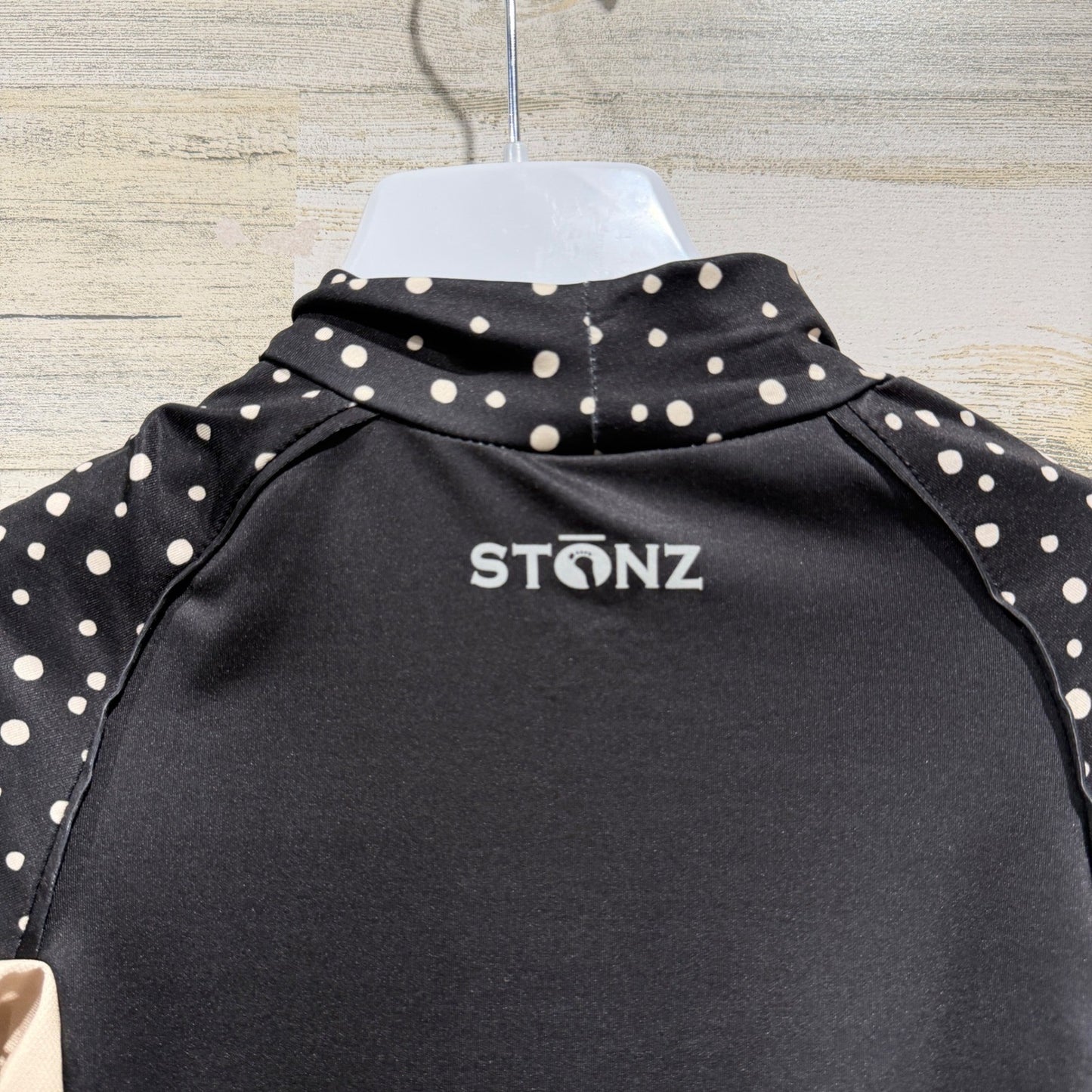 Stonz Sun Shirt Toddler 4T Black Night Camper Polka Dot Outdoors NWT5