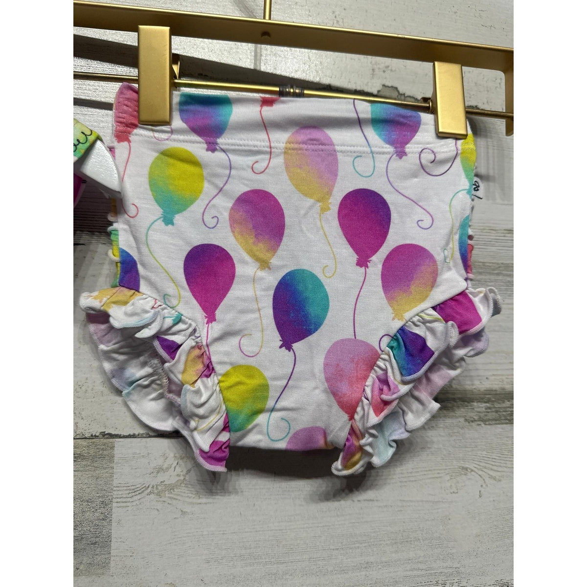 Birdie Bean Girls 3-6m Birthday Peplum Set Birthday Pink Cake Balloon NWT2