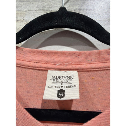 Jade Lynn Brooke Graphic Tee Women Medium Pink Watch Me Whip Whip Disneycore EUC2