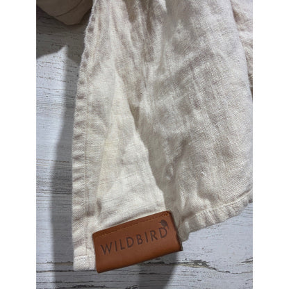 WildBird Ring Sling Baby Carrier Baby Beige Linen Boho Minimalist EUC1