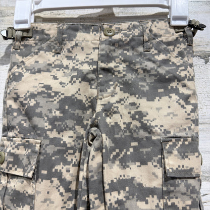 Rothco BDU Pants Boys XS Digital Camo Cotton Military Tactical Cargo Pants EUC1