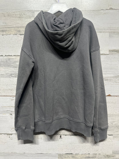 Boys Size 7/8 Abercrombie Kids Essentials Soft Gray Cozy Hoodie - Very Good Used Condition