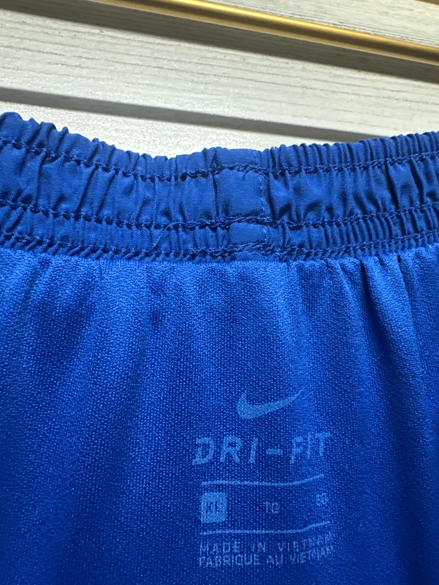 Women’s Size XL Nike Drifit Royal Blue Lined Athletic Shorts - Very Good Used Condition