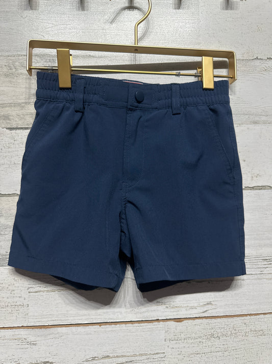 Burlebo Navy Blue Quick Dry Shorts - Boys Size Small 5-6 - Very Good Used Condition