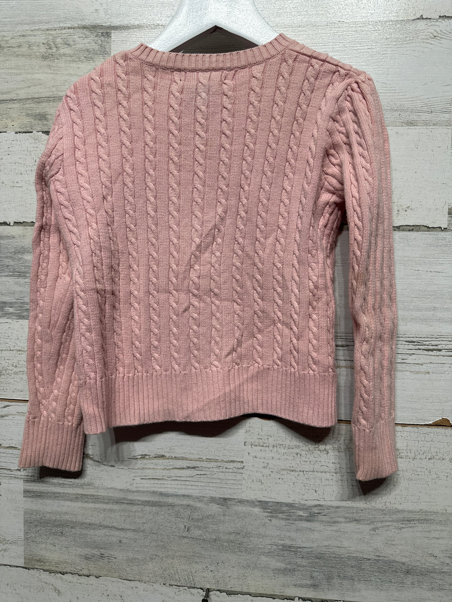 Ralph Lauren Cable Knit Light Pink Cardigan - Girls Size 4 / 4t - Play Condition*