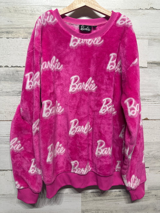 Barbie Fleece Sweatshirt - Women's Size Small - Very Good Used Condition