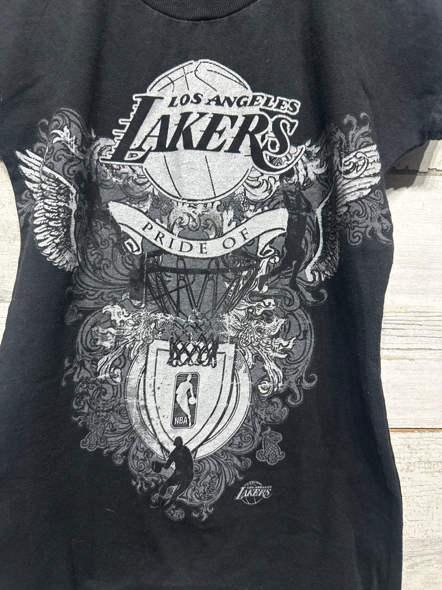 Adidas LA Lakers Basketball Custom Romper Upcycled Adidas Fits 2t / 3t GUC