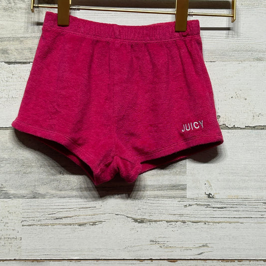 Girls Size 4 Juicy Couture Terry Shorts - Good Used Condition