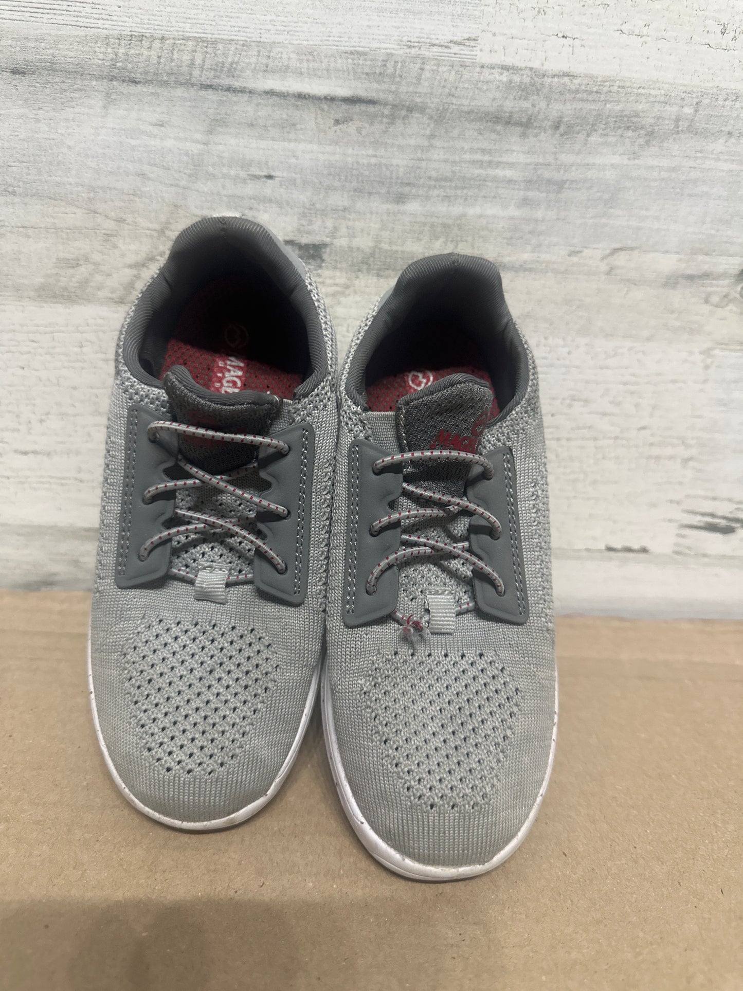 Size 13 (Little Kid) Magellan Grey Slip On Shoes - Good Used Condition