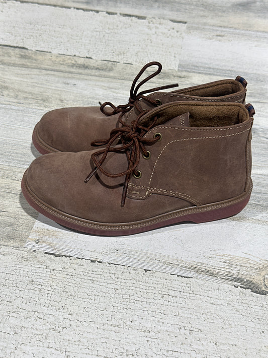 Florsheim Brown Chukka Boot Oxford Suede Size 13 Youth - Very Good Used Condition
