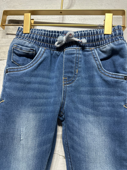 Pull on Functional Drawstring Distressed Skinny Jeans - Cat & Jack - Boys Size 5t - Good Used Condition